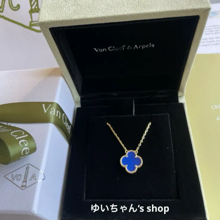 VanCleef＆Arpels　ヴァンクリーフ＆アーペル　アルハンブラ　ヴィンテージ　ネックレス　シルバー　ゴールド