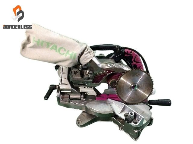 品 HITACHI 日立工機 100V 165mm 卓上スライド丸のこ C6RSH ライト レーザー付 卓上スライドマルノコ 木工用 切断機