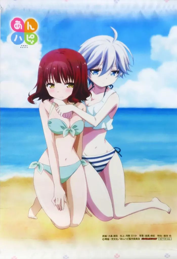 中古】タペストリー 江古田蓮＆萩生響 アニメ描き下ろしA3タペストリー