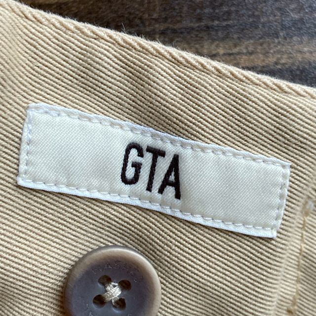 GTA GHURKA PANTS コットン ウェポンツイル 2プリーツ グルカパンツ size.46 (M) ベージュ