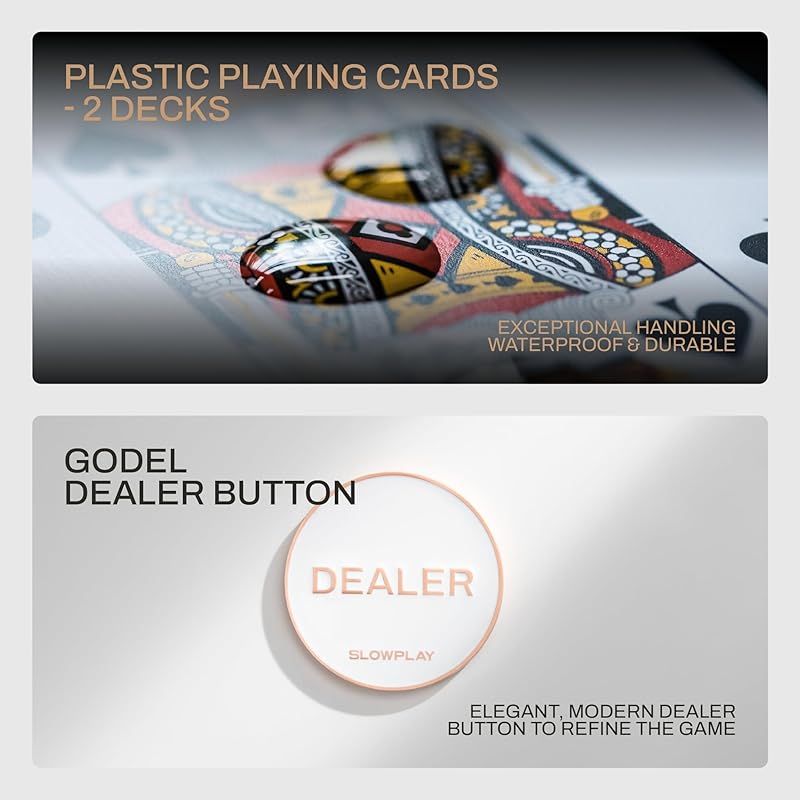 Godel テキサスホールデム用セラミックポーカーチップセット