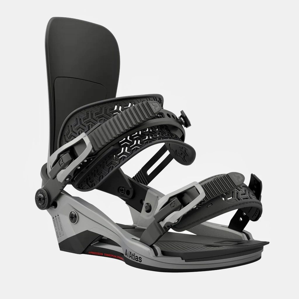 Union Atlas Snowboard Binding Metallic Silver M - ROSEMIST