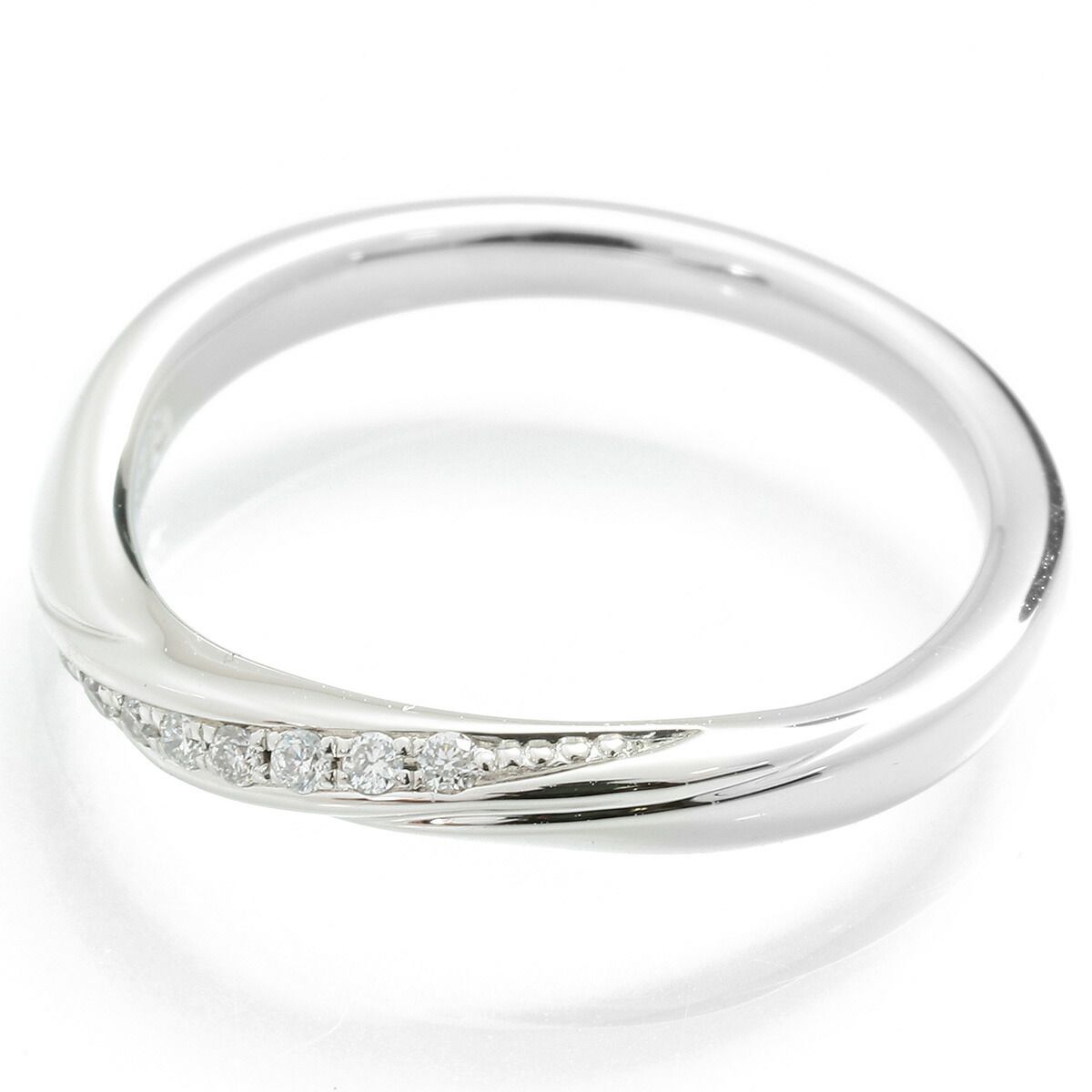 4℃ リング 指輪 ダイヤモンド Pt950 6号 ヨンドシー 中古 プレラブド  