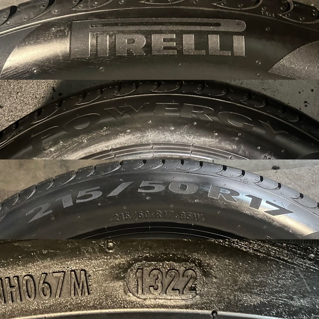 製 約6.5～8.5分山 ピレリ PIRELLI パワジー POWERGY 215 50R17 3本 h_32 FFCRYSTALESIA_COM
