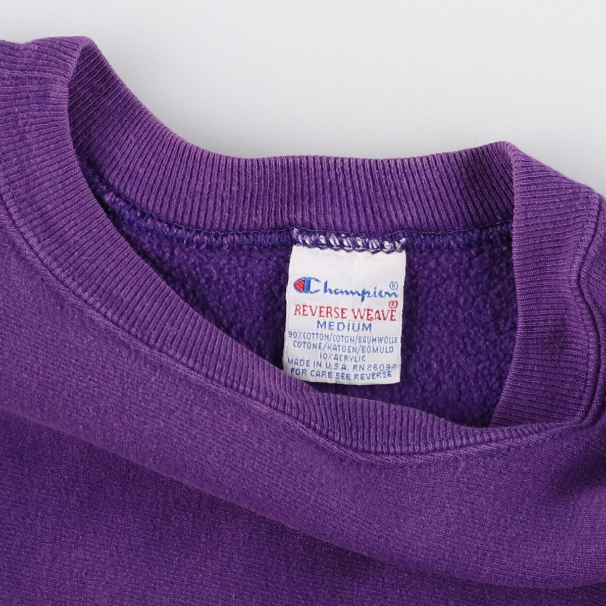 90年代 チャンピオン Champion リバースウィーブ 刺繍タグ ワンポイントロゴスウェット トレーナー USA製 メンズL ヴィンテージ /eaa362617