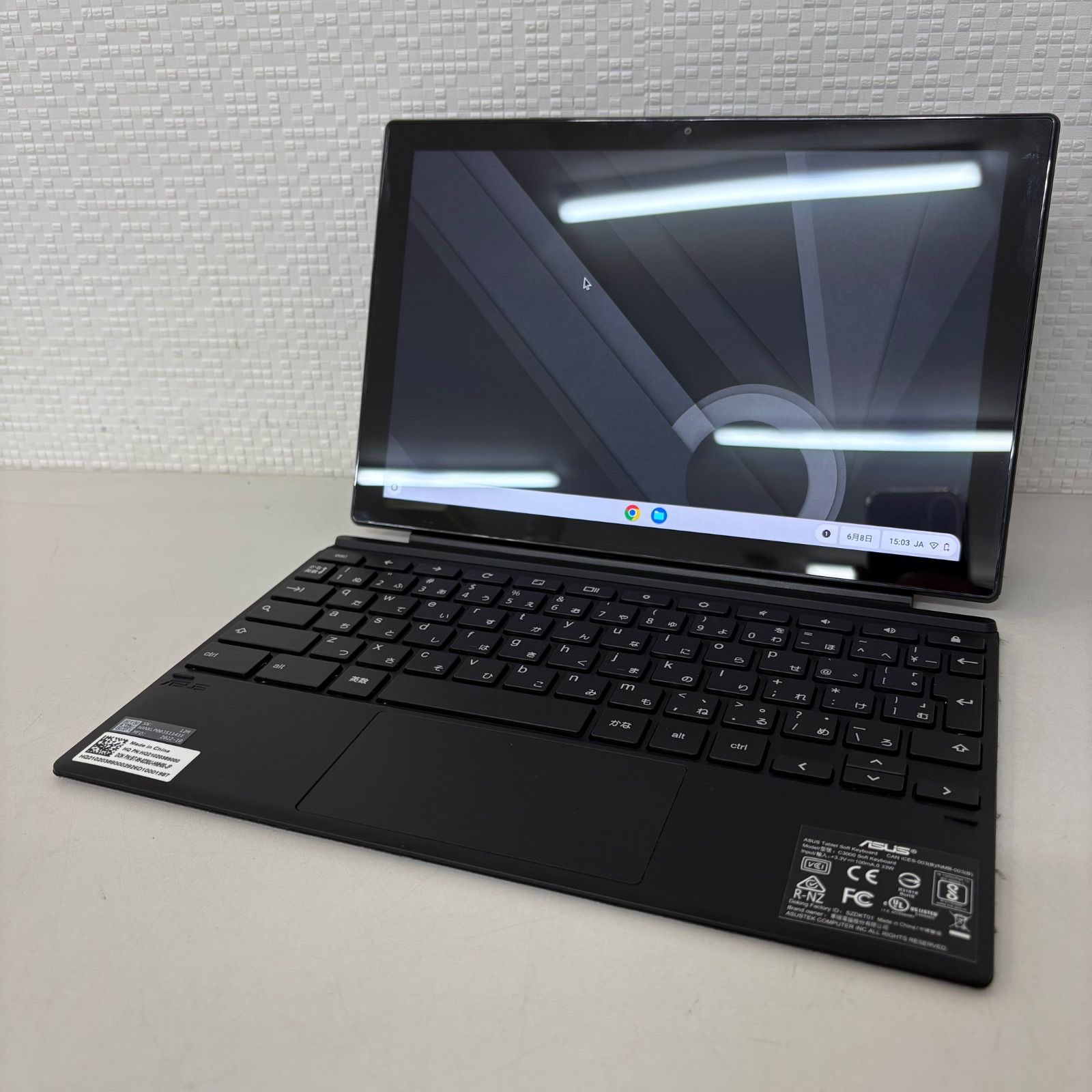 ASUS Chromebook Detachable CM3 10.5インチ 軽量コンパクト CM3000DV パソコン PC