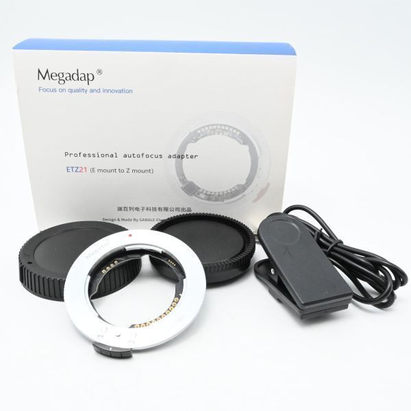 Megadap 電子マウントアダプター ETZ21 ソニーEマウントレンズ → ニコンZマウント変換