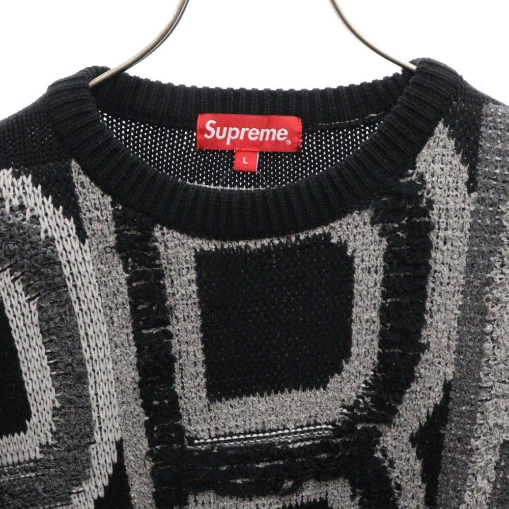 SUPREME (シュプリーム) 21AW Chenille Logo Sweater シェニール ロゴ ...