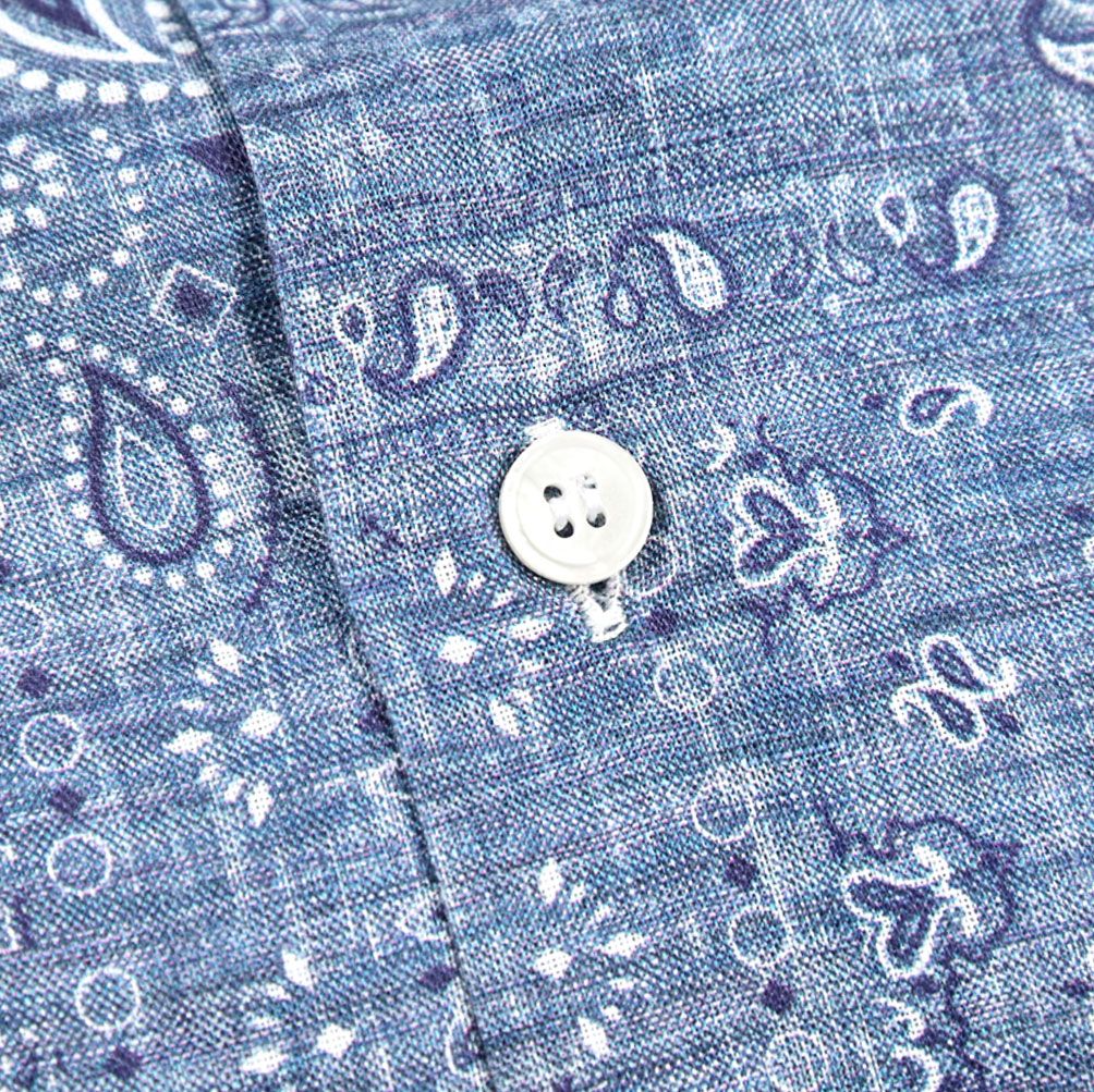 ORIAN オリアン / Vintage SLIM FIT リネンシャツ ホリゾンタル