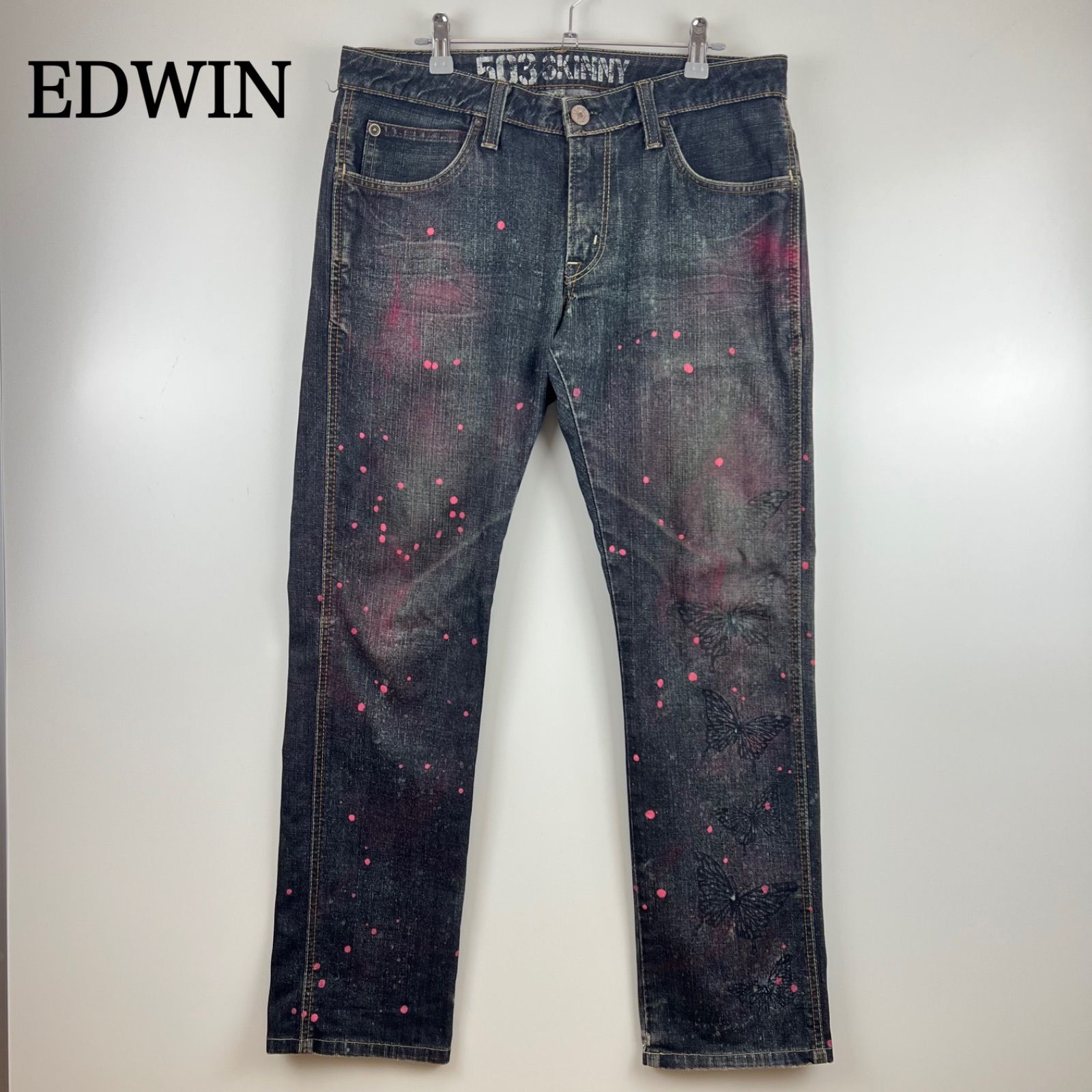 EDWIN BLUE TRIP y2k remake denim pants w33 EG5036 エドウィン 