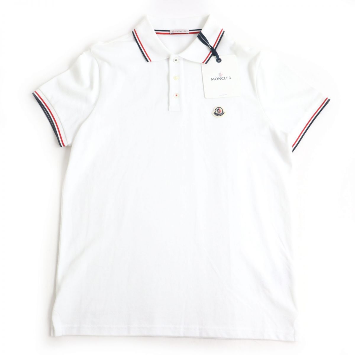 未使用品◇2021年製 MONCLER モンクレール MAGLIA POLO ロゴワッペン