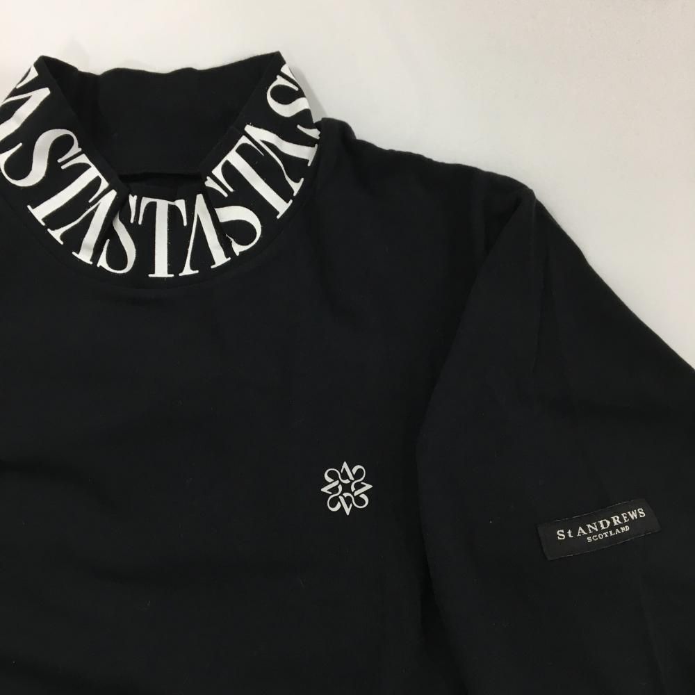 St.Andrews - coco 中古 セントアンドリュース StANDREWS メンズ 長袖シャツ L 黒 ハイネック 中古 メンズ セントアンドリュース StANDREWS 長袖シャツ L 黒