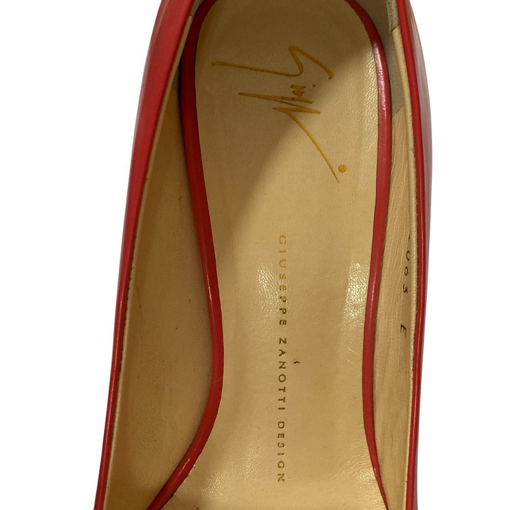 ジュゼッペザノッティ　パンプス　ハイヒール　レッド Giuseppe Zanotti ジュゼッペザノッティ レザー ポインテッド