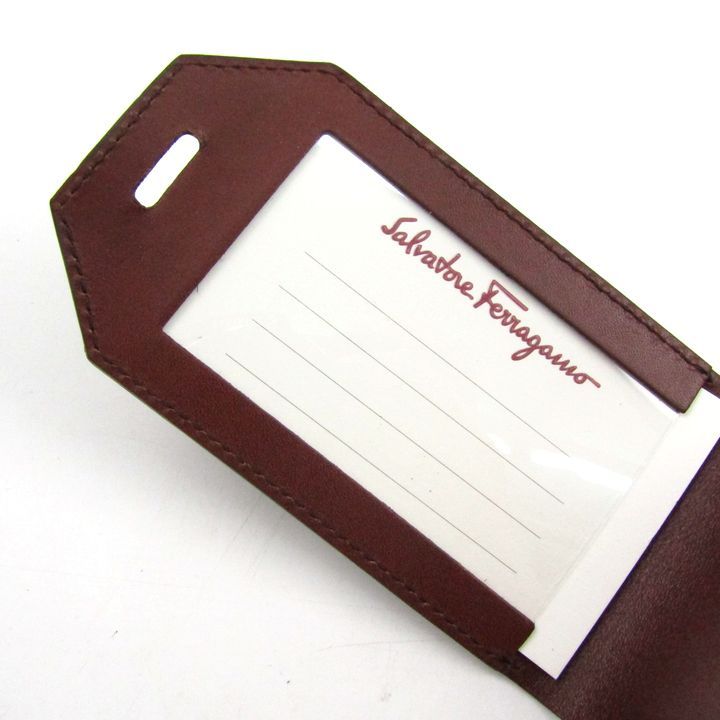 サルヴァトーレフェラガモ ラゲージタグ 未使用 レザー ラゲッジ