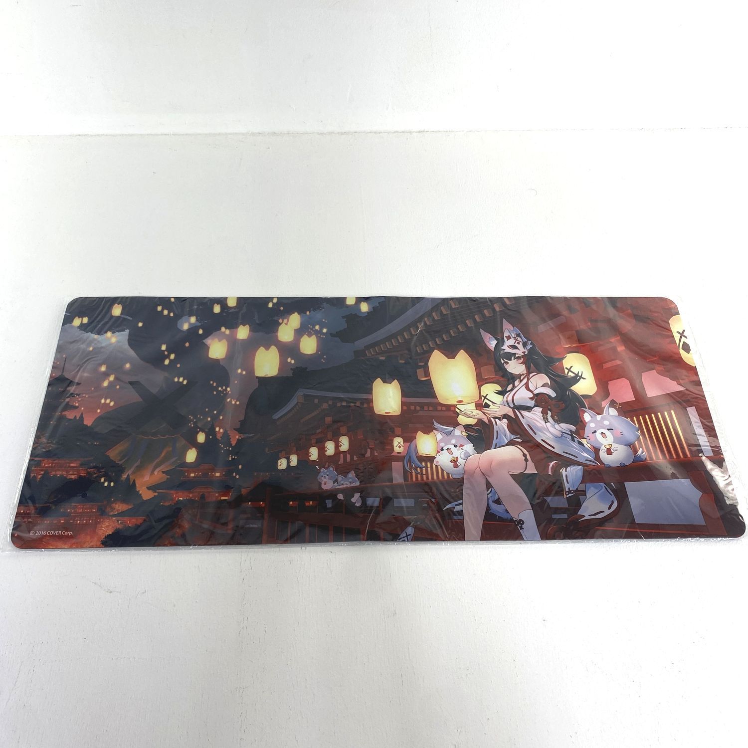 【★加古川物流】【中古・未開封品】大神ミオ ワイドラバーマット 活動6周年記念 ホロライブ【718】 ☆加古川物流】【中古・未開封品】大神ミオ ワイドラバーマット