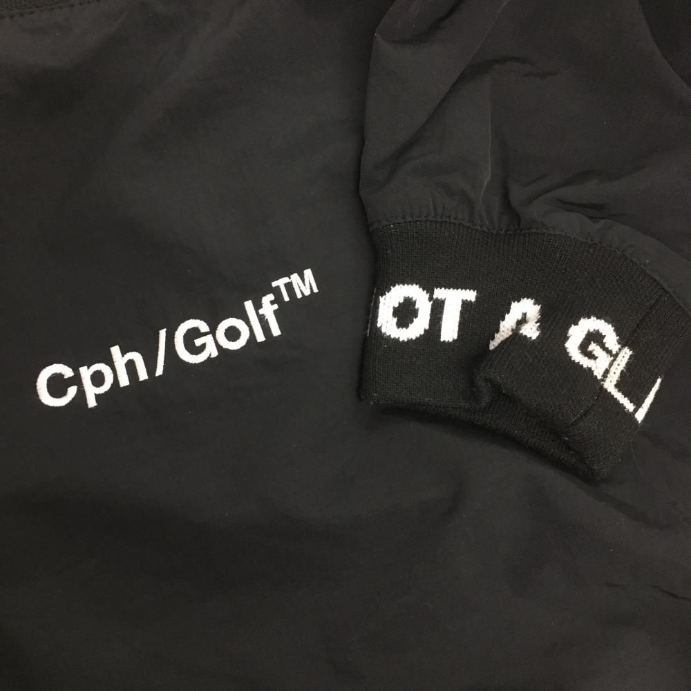 キャプテンズヘルム　ゴルフ　プルオーバージャケット　黒　XL キャプテンズヘルム ゴルフ コットン トラック ショートスリーブ