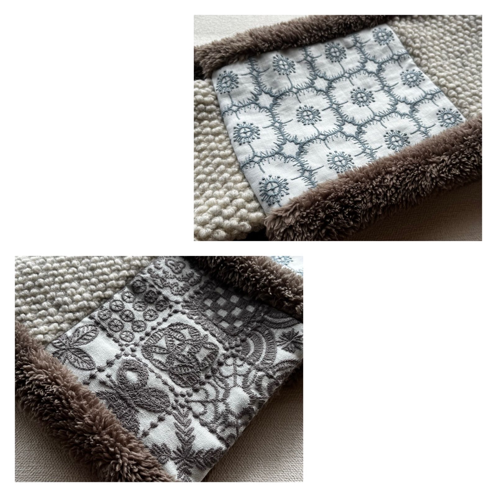 マフラータイプ】forest tile・anemoneのネックウォーマー ミナ