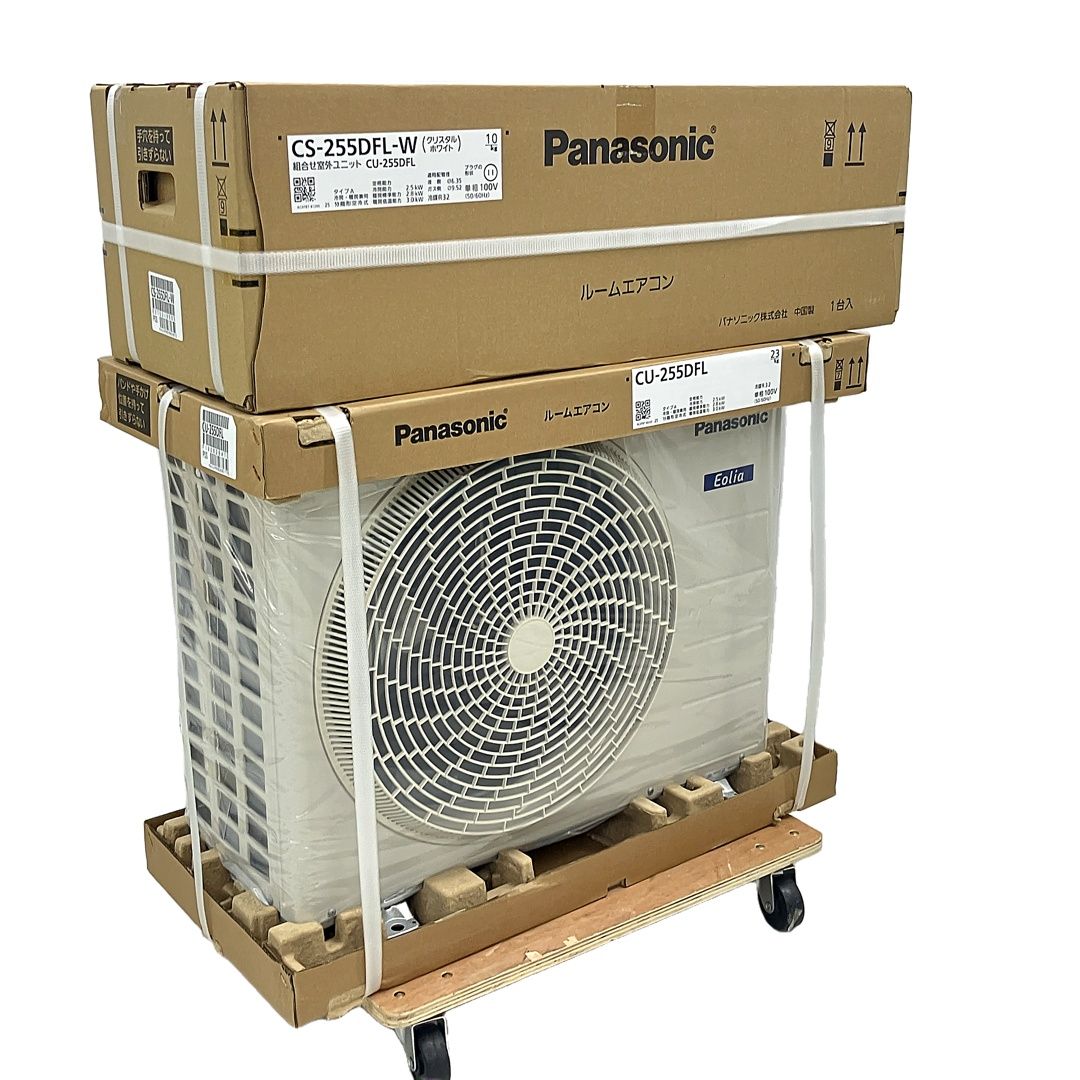 Panasonic CS-250DFL-W エアコン CS-250DFL-W+CU250DFL｜パナソニックルームエアコン[Fシリーズ