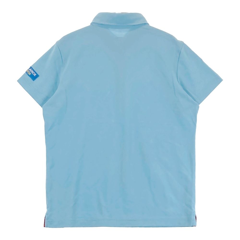 サイズ：5 NEW BALANCE GOLF ニューバランス  半袖ポロシャツ  ブルー系 [240101428008] ゴルフウェア メンズ ストスト NEW BALANCE GOLF ニューバランス 半袖ポロシャツ ブルー系