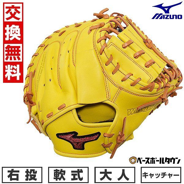新品未使用】 野球 キャッチャーミット 軟式 右投げ ミズノ WILLDRIVE