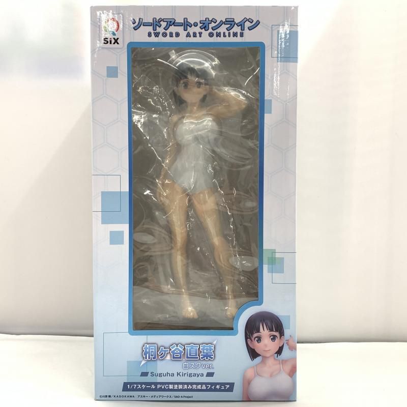 中古】Q-six 1/7 桐ヶ谷直葉 桐ヶ谷直葉 白スクver. ソード