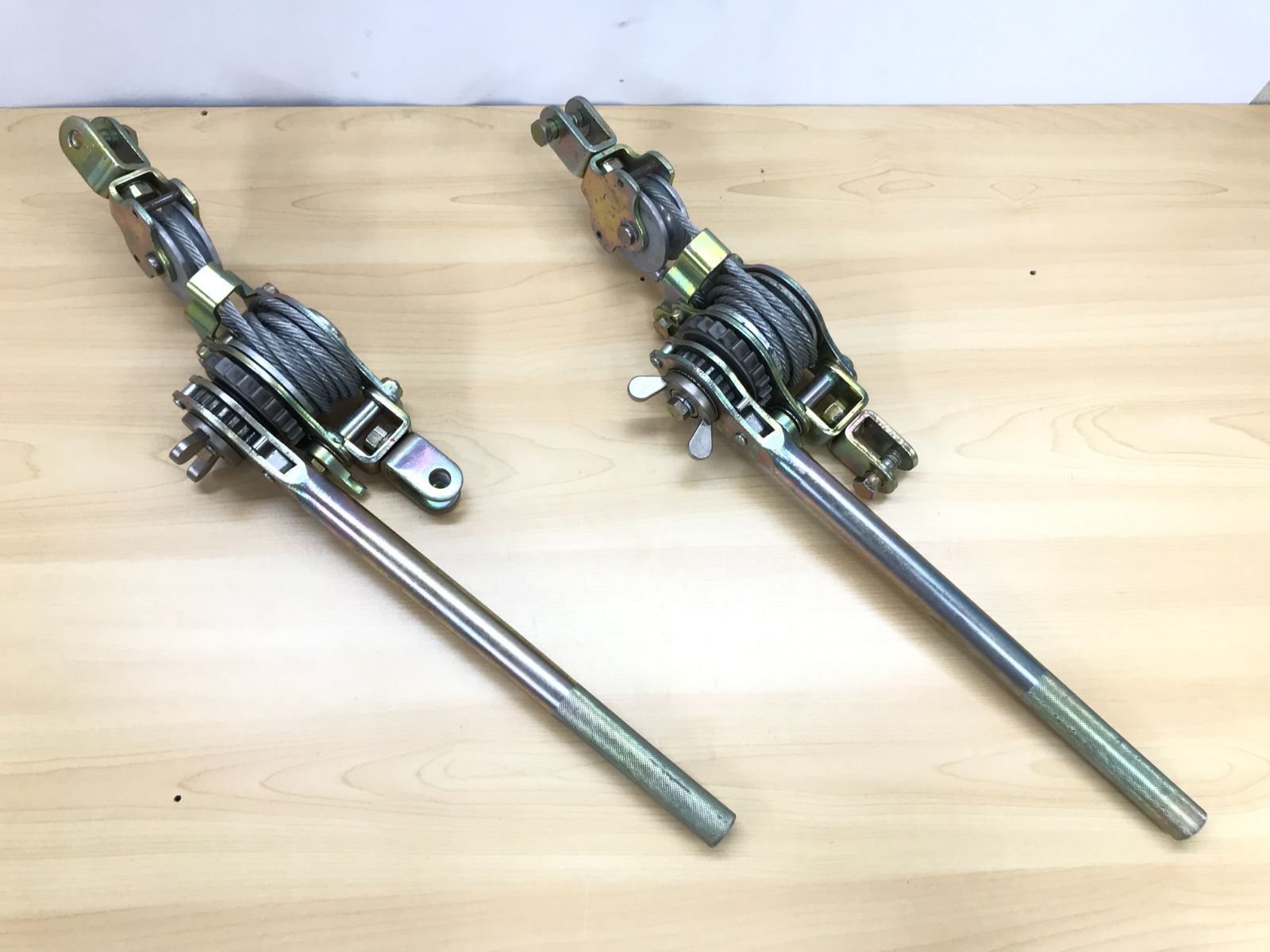 大清水48-1-0422 永木精機 NAGAKI ハルー張線器 ワイヤ式 10KN