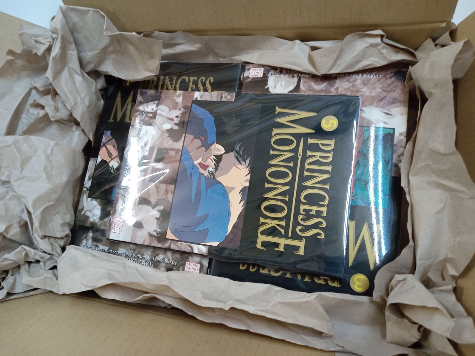 全巻】フィルムコミック もののけ姫（英訳） Vol. 1～Vol.5 宮崎駿