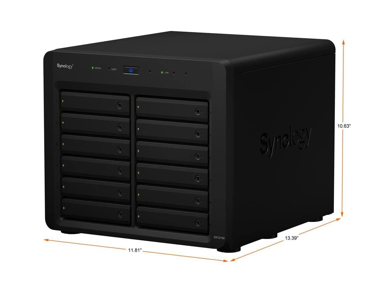 NAS用拡張ユニット Synology DX1215II 12ベイ | SATA対応|Synology DiskStation