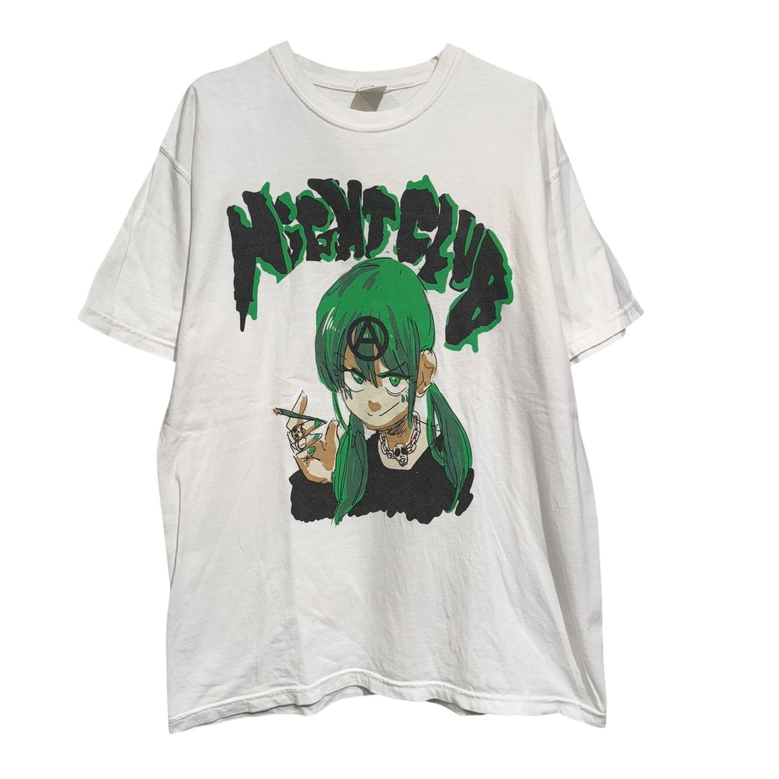 【週末限定値下げ】jun inagawa × nightclub Tシャツ NIGHTCLUB×JUN INAGAWA □ ② Anarchy Tee メンズ ホワイト M
