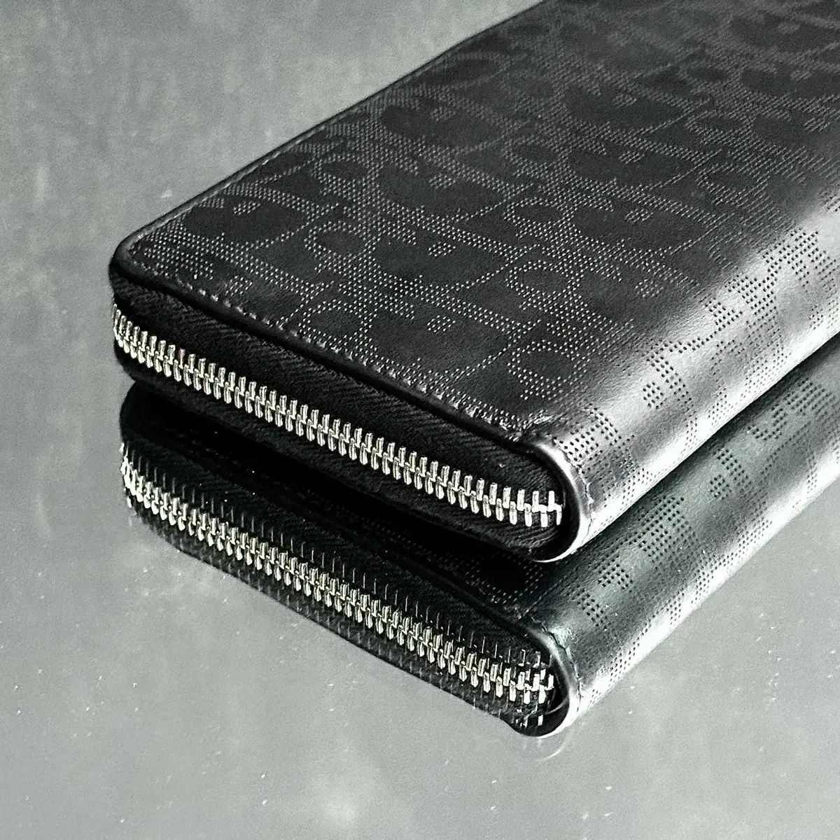 ほぼ新品 Dior(ディオール) オブリーク 長財布 ブラック ほぼ新品/正規