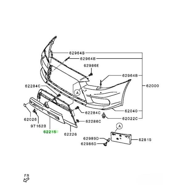 ☆ 三菱 純正 新品 CZ4A ランサーエボリューション ランエボ エボ10 X 