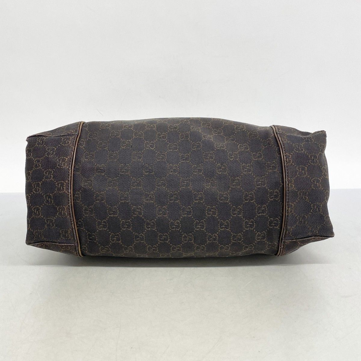 5da0061】グッチ ショルダーバッグ 101292 デニム ダークブラウン  