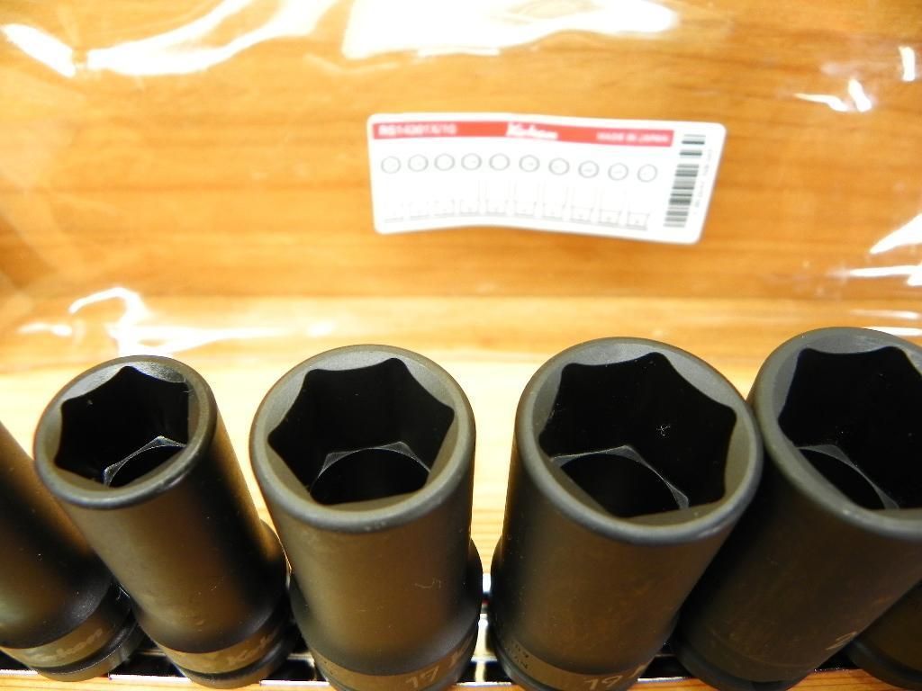 コーケン 1|2 12.7 sq 薄肉 セミ ディープ インパクト ソケット セット10点 *Ko-ken *RS14301X|10