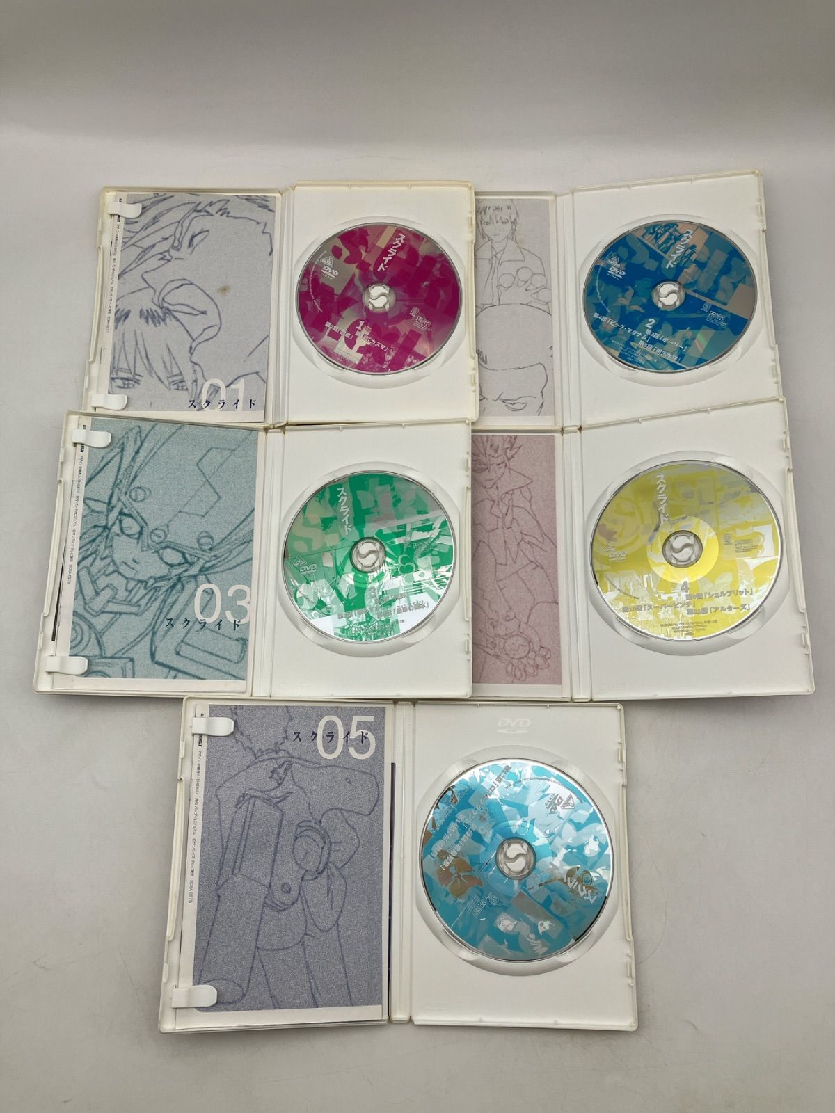 全15枚】s.CRY.ed CD＆DVD スクライド DVD 全9巻＋ファンディスク2