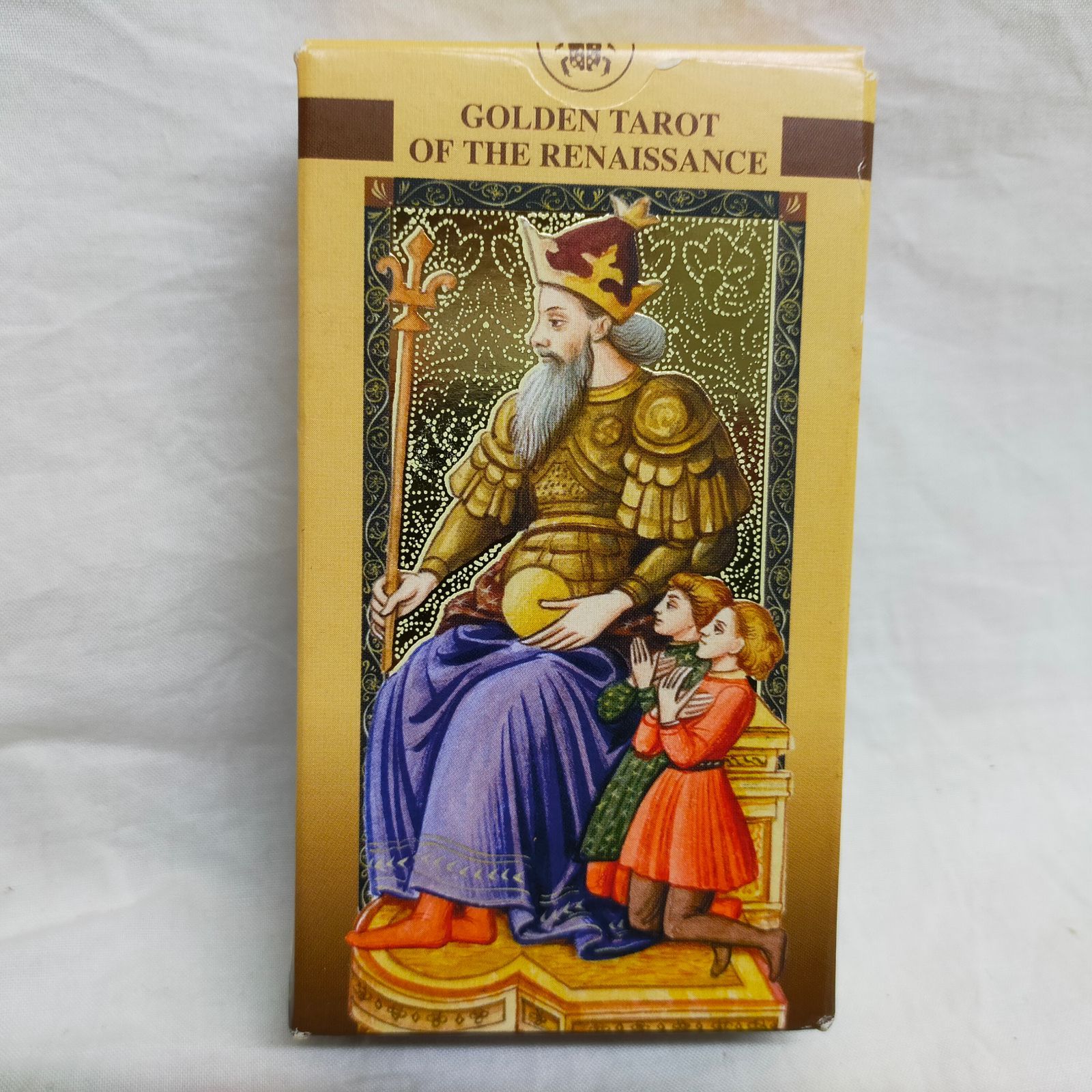 Tarot Dorado Del Renacimiento – Golden Tarot Of The Renaissance, Mazo Histórico Con Pan De Oro, Edición Lo Scarabeo