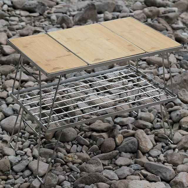 IGT対応フィールドラック　天板2枚付　グリルテーブル　収納袋付 IGT対応フィールドラック 天板2枚付 グリルテーブル 収納袋付 楽天市場