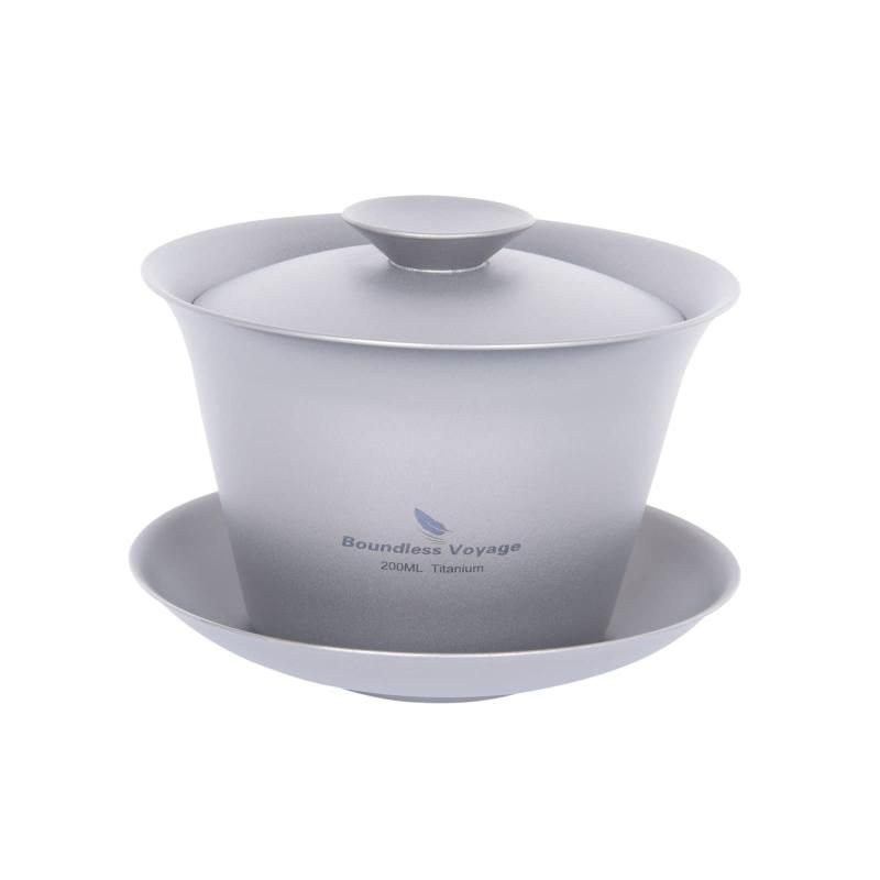 Boundless Voyage チタン 蓋碗 満水200ml ダブルウォール茶碗