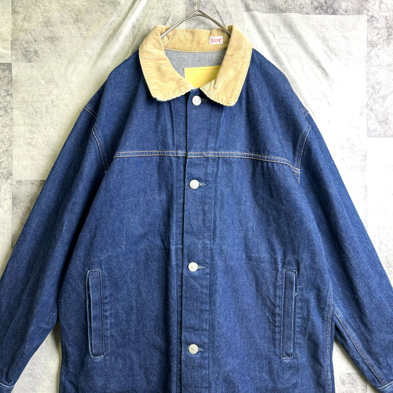 新品 ヤングアンドオルセン ザドライグッズストア デニムロングコート サイズ3 日本製 YOUNG&OLSEN ヤングアンドオルセン ザドライグッズストア