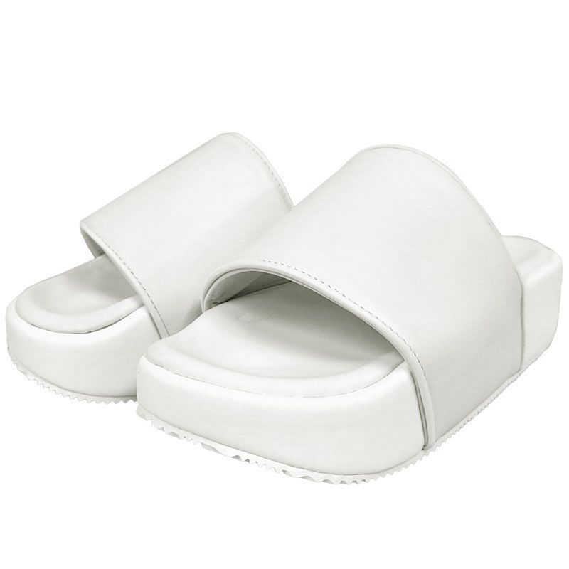 Y-3 ワイスリー ヨウジヤマモト adidas アディダス FZ6402 SLIDE US6 24.5cm スライド 厚底 サンダル レザー スポーツスタイル