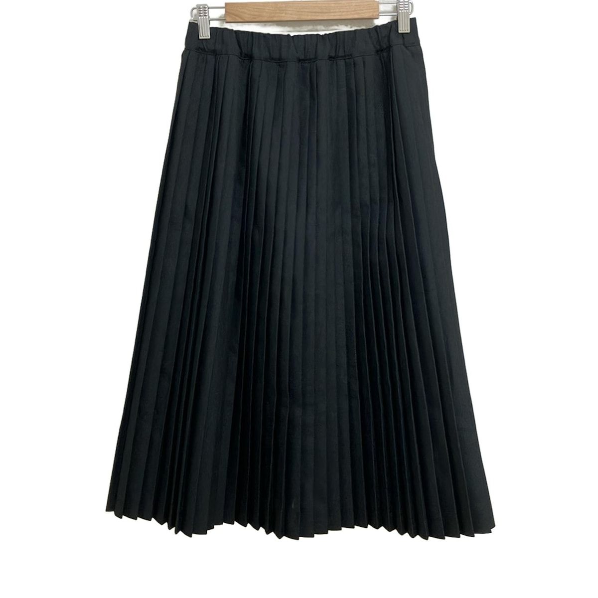 tao タオ ロングスカート レディース - 黒 ウエストゴム|プリーツ