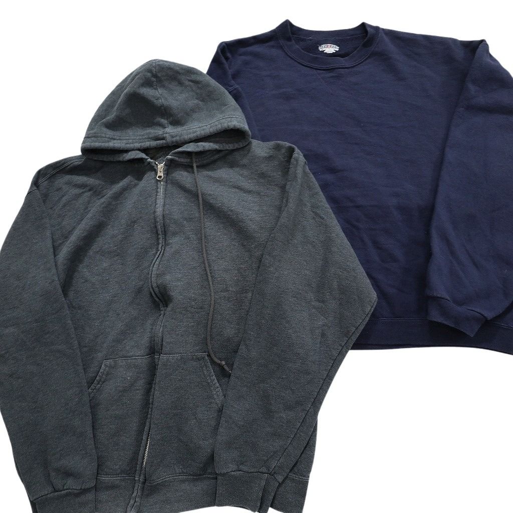 古着卸 まとめ売り 無地 スウェット 8枚セット (メンズ L /XL