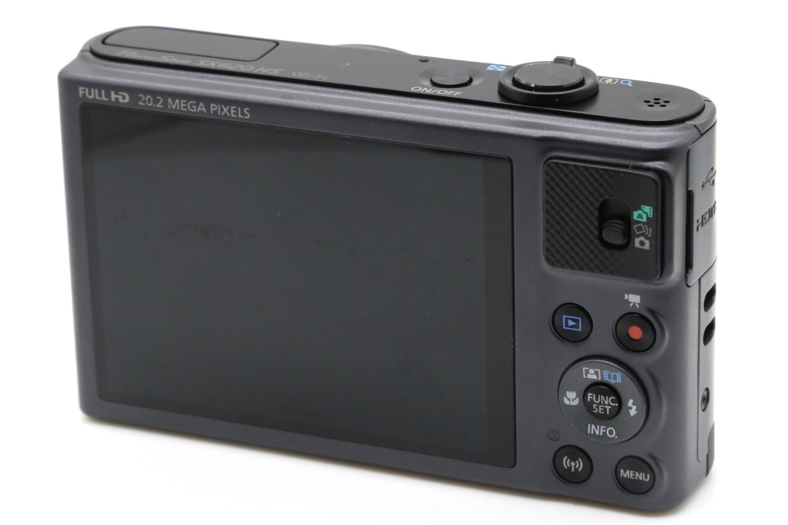 美品 Canon コンパクトデジタルカメラ PowerShot SX620 HS ブラック 光学25倍ズーム/Wi-Fi対応 PSSX620HSBK  - メルカリ