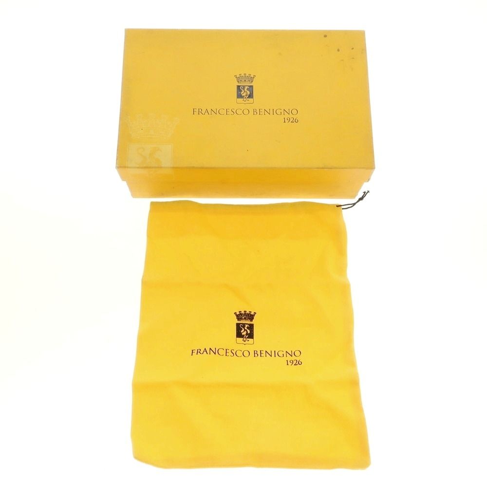  フランチェスコ ベニーニョ BENIGNO ホールカット ドレスシューズ ブラック サイズ6 1 2 メンズ デッキシューズ 靴