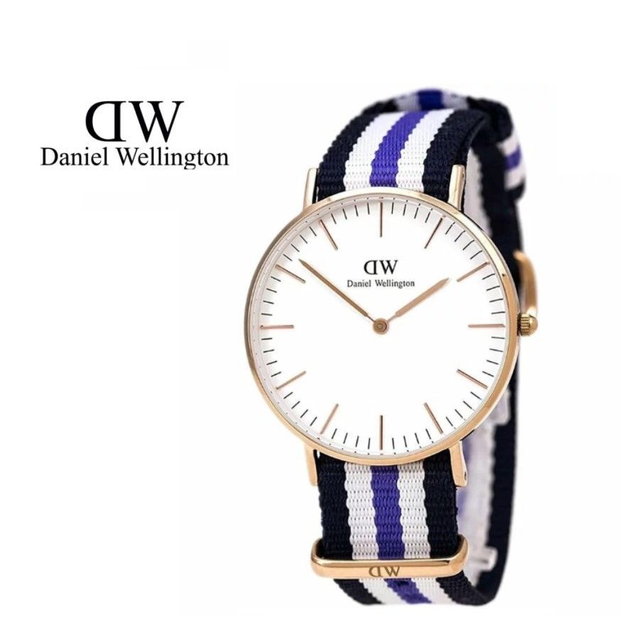 Daniel Wellington 腕時計 0509DW ユニセックス 紺 黒 - ラプラージュ