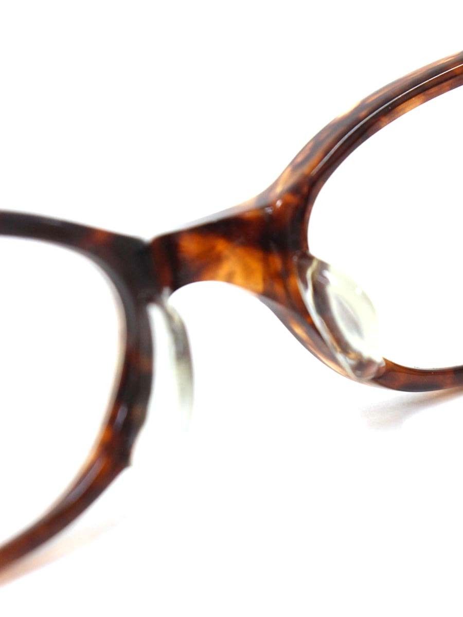 フォーナインズ E-16 メガネ ブラウン クリア フルリム スクエア  