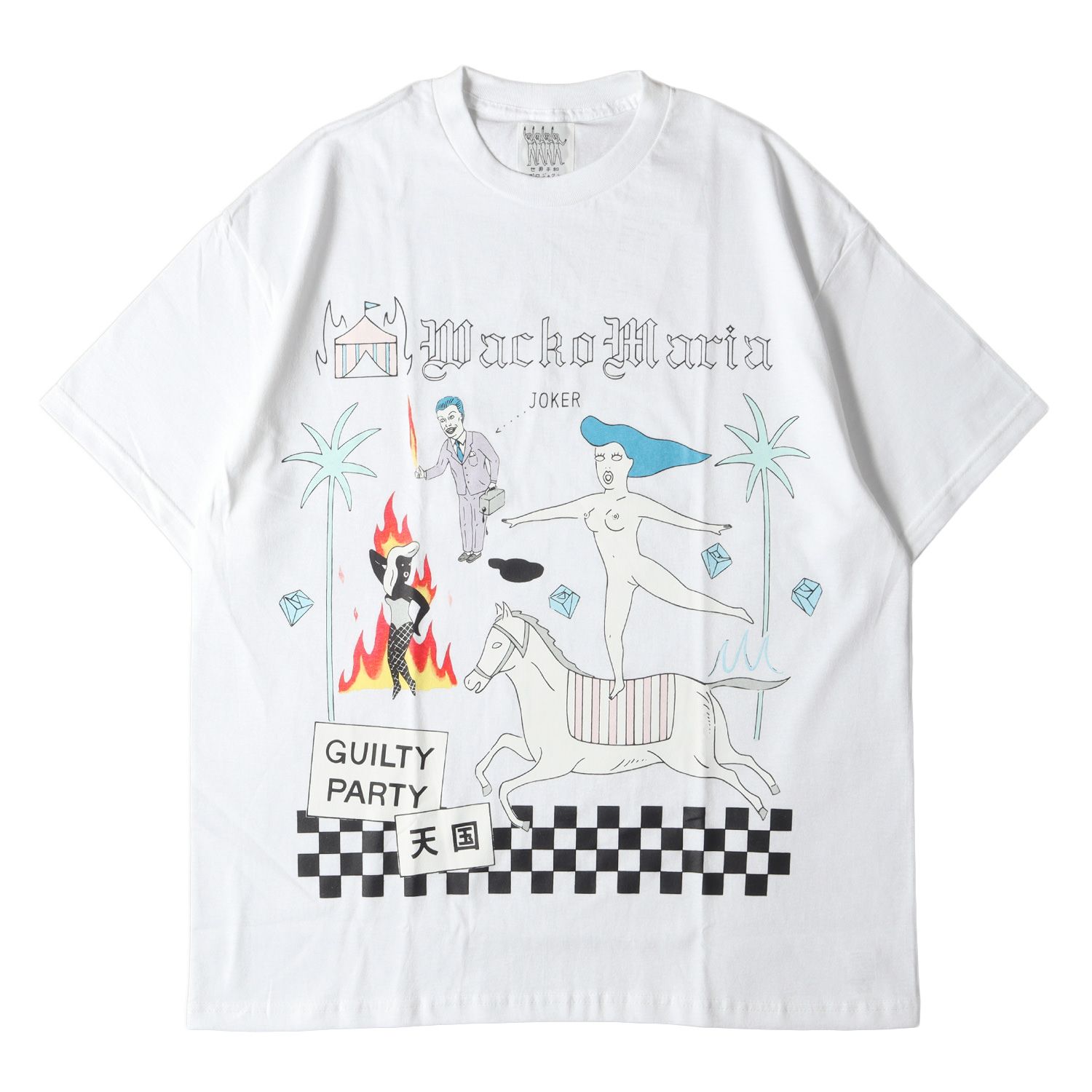 新品 WACKO MARIA ワコマリア Tシャツ サイズ:XL 23AW 世界平和