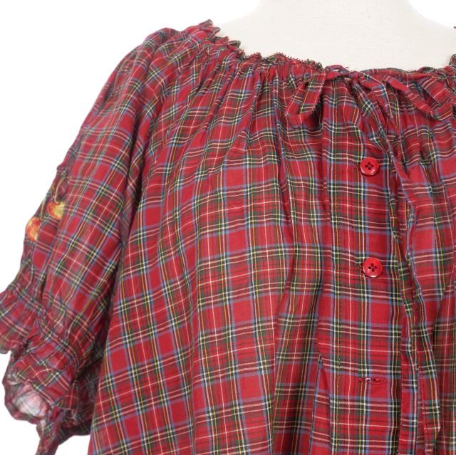 【美品】ピンクハウス　パフスリーブ　半袖Tシャツ　リボン　ピンク　Lサイズ 美品】ピンクハウス パフスリーブ 半袖Tシャツ リボン ピンク L