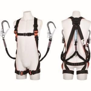 2営業日で発送 TRUSCO トラスコ中山 TRUSCO フルハーネス 伸縮性ランヤード2本セット サイズL