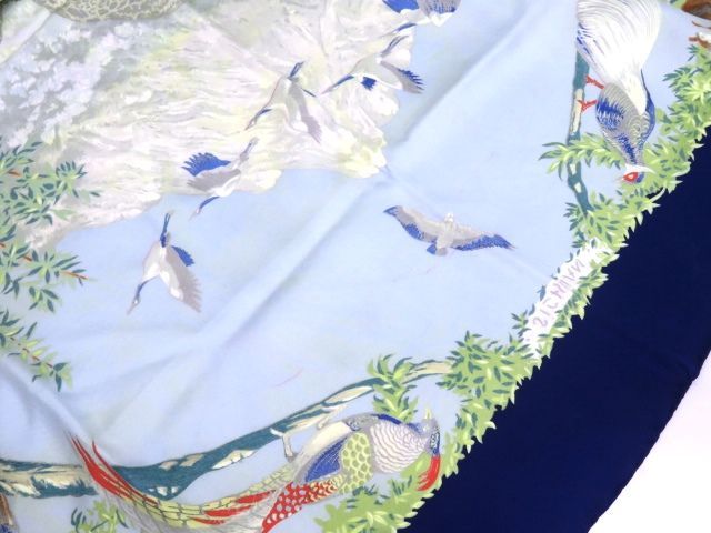 □中古□ エルメス カレ 90 スカーフ SICHUAN 四川省 動物
