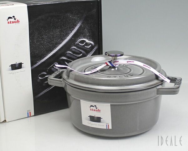 ストウブ ココット ラウンド 20cm グラファイトグレー 18 両手鍋 耐熱 ストーブ 鍋 お鍋 ロンド staub ピコ ココット ギフト 結婚祝い プレゼント 贈り物